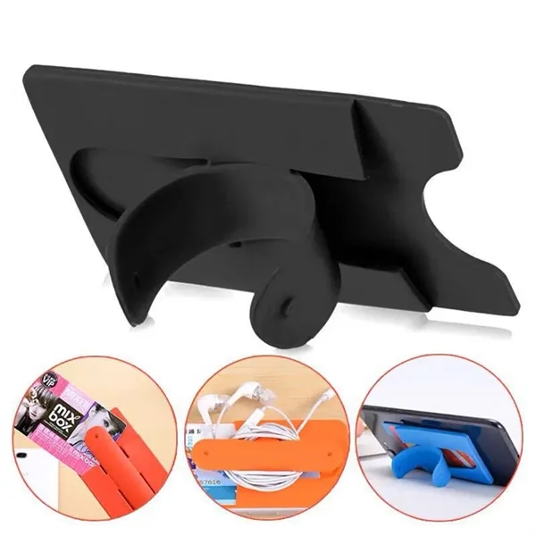 Silicone Phone Wallet With Stand - Silicone Phone Wallet With Stand - Image 2 of 5