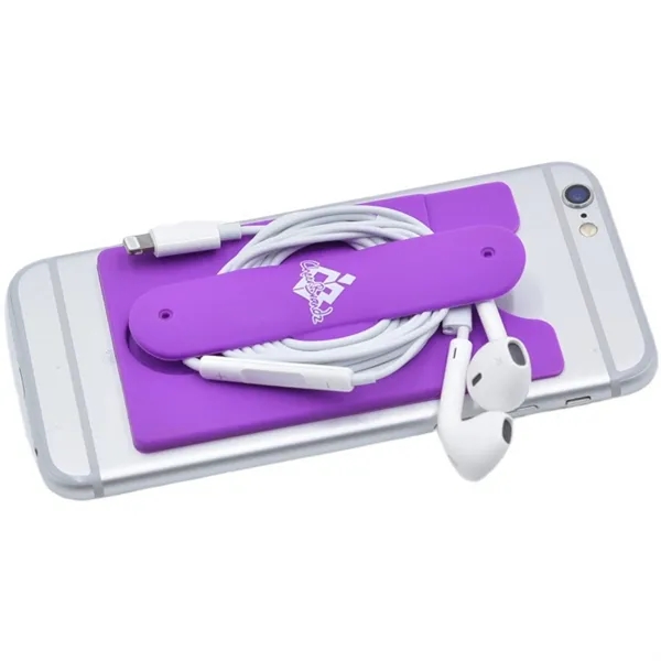 Silicone Phone Wallet With Stand - Silicone Phone Wallet With Stand - Image 5 of 5
