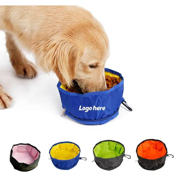 Collapsible Silicone Dog Bowl - Collapsible Silicone Dog Bowl - Image 0 of 3