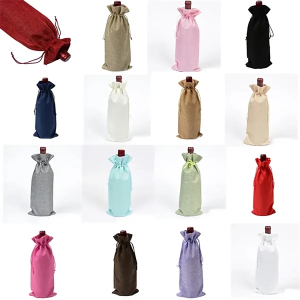 Burlap Wine Bags - Burlap Wine Bags - Image 1 of 3