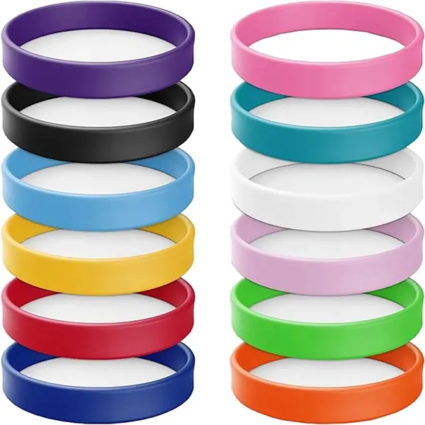 Colored Rubber Bracelets - Colored Rubber Bracelets - Image 1 of 3