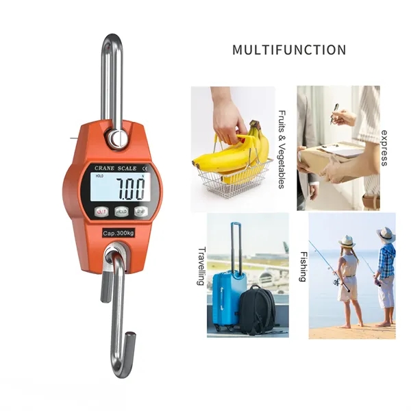 300kg/660lbs Digital Hanging Scale - 300kg/660lbs Digital Hanging Scale - Image 3 of 8
