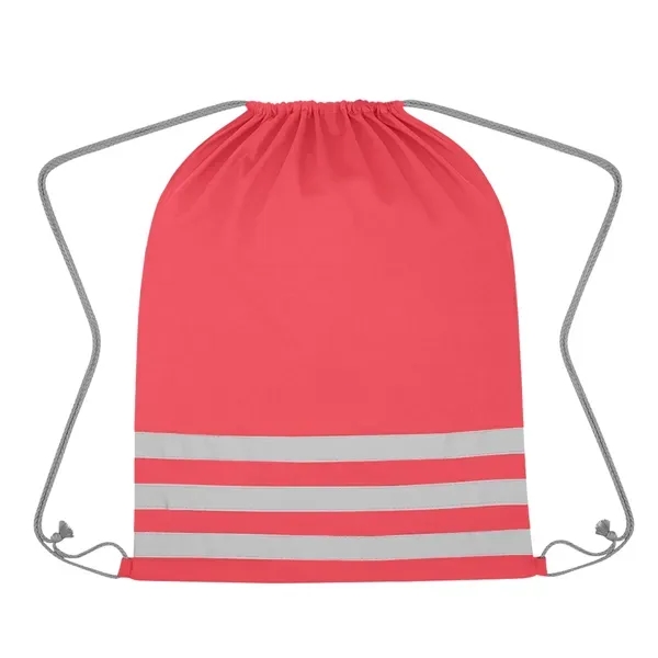 Reflective Safety Drawstring Bag - Reflective Safety Drawstring Bag - Image 2 of 3
