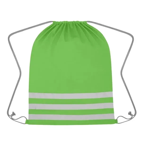 Reflective Safety Drawstring Bag - Reflective Safety Drawstring Bag - Image 3 of 3