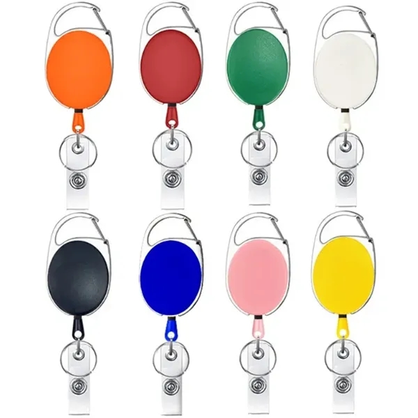 Carabiner Style Badge Reel - Carabiner Style Badge Reel - Image 1 of 4