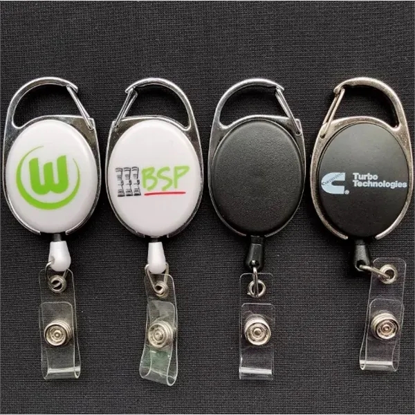 Carabiner Style Badge Reel - Carabiner Style Badge Reel - Image 4 of 4