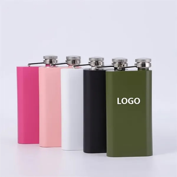 Never-Lose Cap,Wide-Mouth Stainless Steel Flask - Never-Lose Cap,Wide-Mouth Stainless Steel Flask - Image 0 of 5