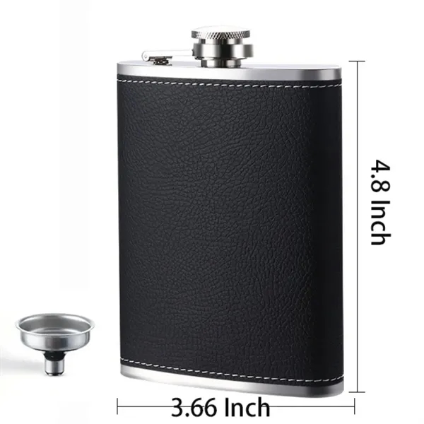 Stylish And Elegant Stainless Steel Hip Flask Gift Set - Stylish And Elegant Stainless Steel Hip Flask Gift Set - Image 3 of 5