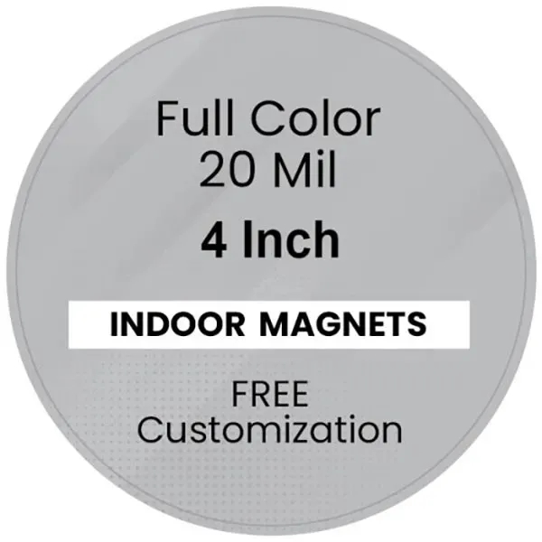 Magnet - 4 Inch Circle - Magnet - 4 Inch Circle - Image 2 of 4