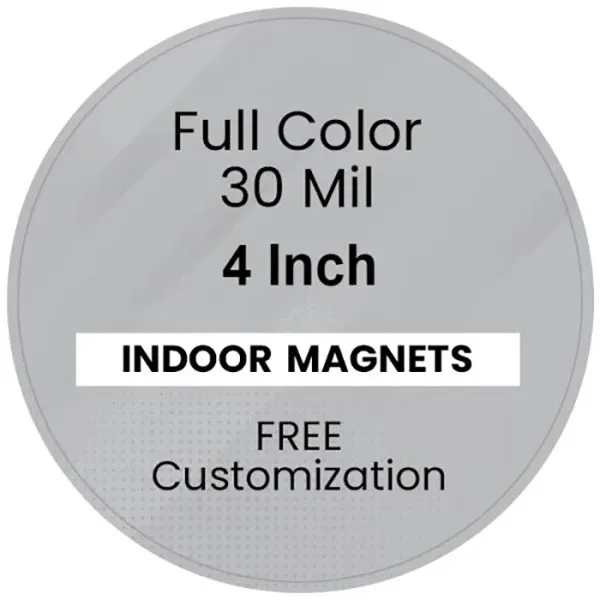 Magnet - 4 Inch Circle - Magnet - 4 Inch Circle - Image 3 of 4