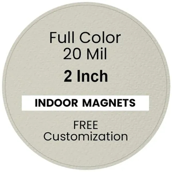 Magnet - 2" Diameter Circle - Magnet - 2" Diameter Circle - Image 0 of 2