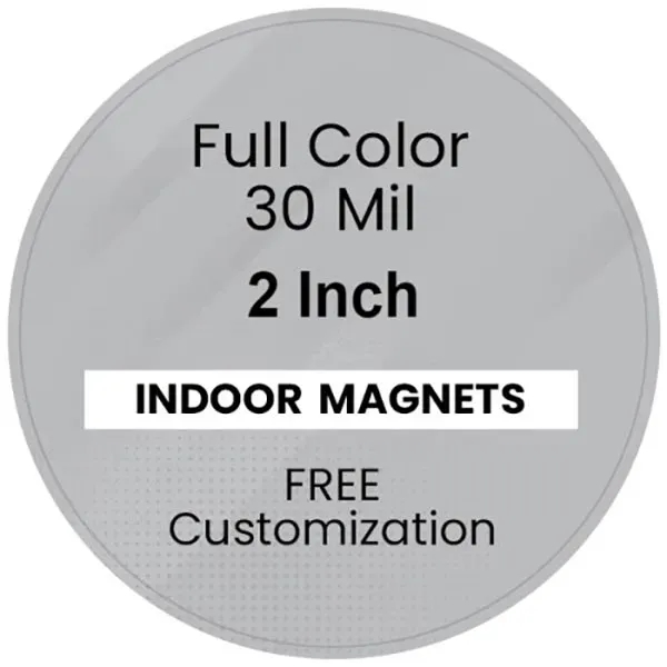 Magnet - 2" Diameter Circle - Magnet - 2" Diameter Circle - Image 1 of 2