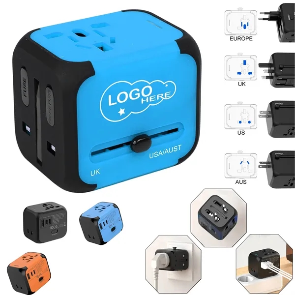 Universal Travel Plug Adapter - Universal Travel Plug Adapter - Image 0 of 3