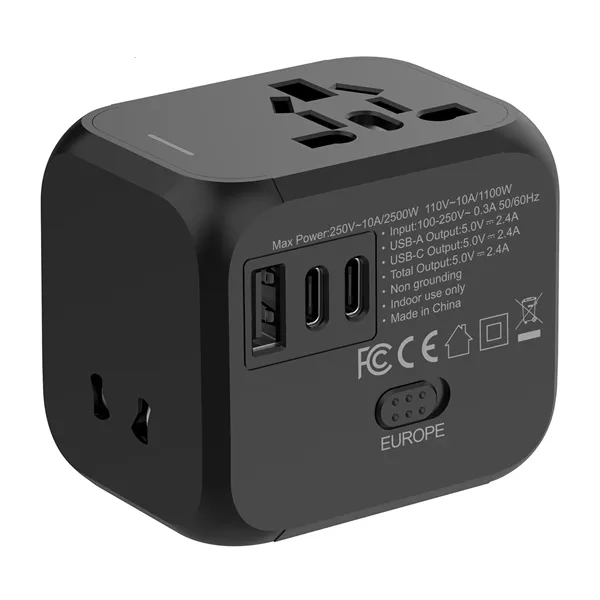 Universal Travel Plug Adapter - Universal Travel Plug Adapter - Image 2 of 3