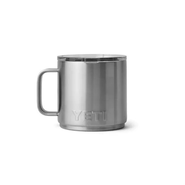 14 Oz YETI® Rambler Stainless Steel Insulated Stackable Mug - 14 Oz YETI® Rambler Stainless Steel Insulated Stackable Mug - Image 10 of 12