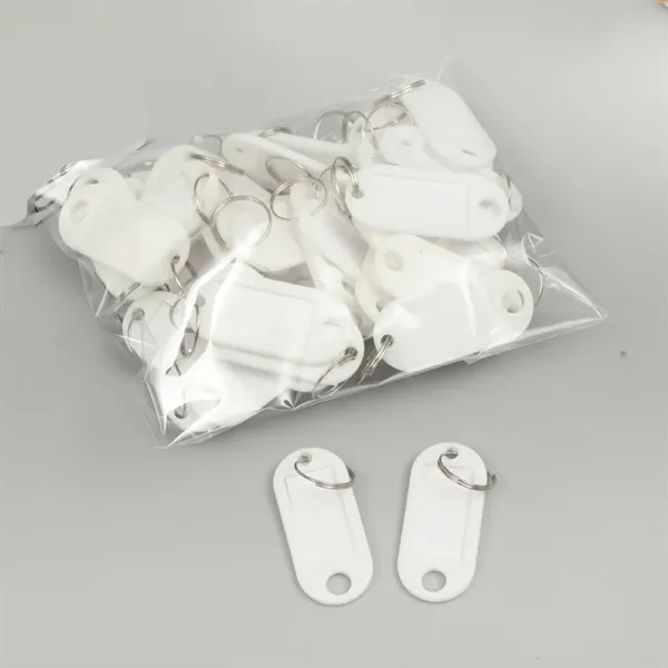 Plastic Key Tag with Label Window - Plastic Key Tag with Label Window - Image 4 of 4
