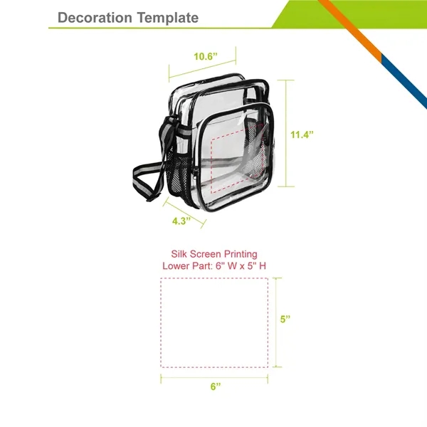 Endit Clear Crossbody Bag - Endit Clear Crossbody Bag - Image 2 of 6