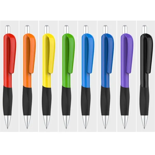 Creative Colorful Retractable Ballpoint Pen Click Ball - Creative Colorful Retractable Ballpoint Pen Click Ball - Image 2 of 3