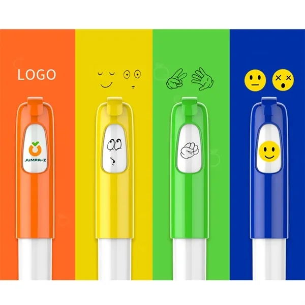 Creative Change Face Click Ballpoint Pen Customizable Logo - Creative Change Face Click Ballpoint Pen Customizable Logo - Image 3 of 3