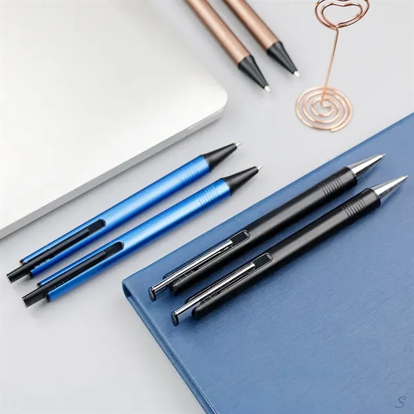 Metal Retractable Ballpoint Pen Office Click Rollerball - Metal Retractable Ballpoint Pen Office Click Rollerball - Image 2 of 3