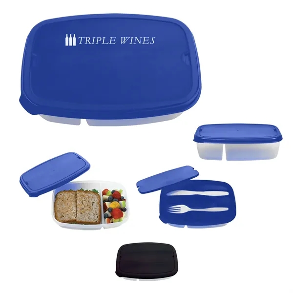 2-Section Lunch Container - 2-Section Lunch Container - Image 0 of 4