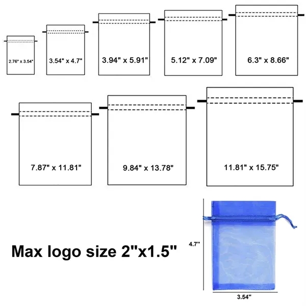Drawstring Organza Pouch - Drawstring Organza Pouch - Image 1 of 3