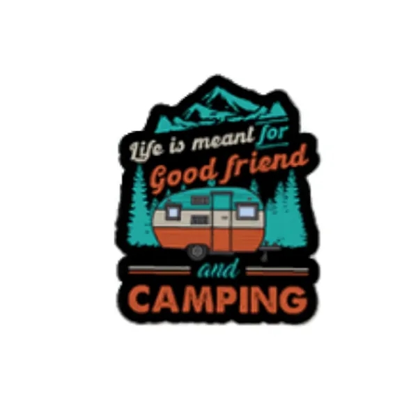 Waterproof Outdoor Camping Graffiti Sticker - Waterproof Outdoor Camping Graffiti Sticker - Image 1 of 4