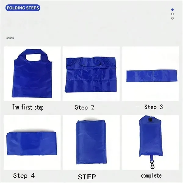 Foldable Large Grocery Reusable Shopping Bags - Foldable Large Grocery Reusable Shopping Bags - Image 2 of 4
