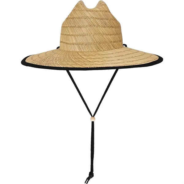 Adjustable Wide Brim Cowboy Straw Hats - Adjustable Wide Brim Cowboy Straw Hats - Image 2 of 3