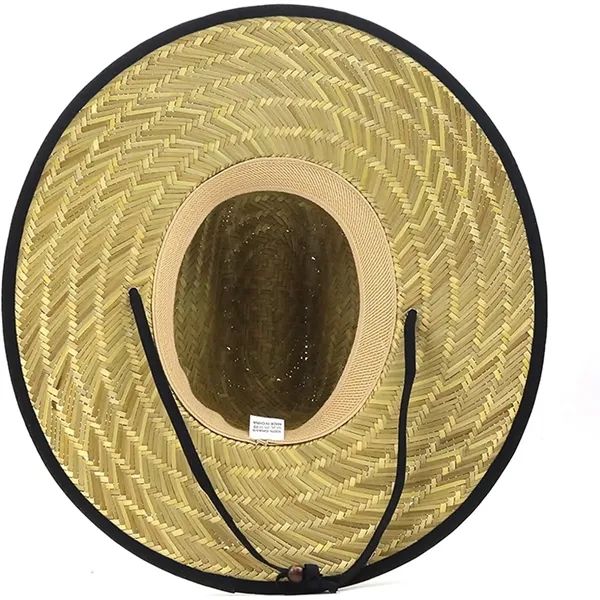 Adjustable Wide Brim Cowboy Straw Hats - Adjustable Wide Brim Cowboy Straw Hats - Image 3 of 3