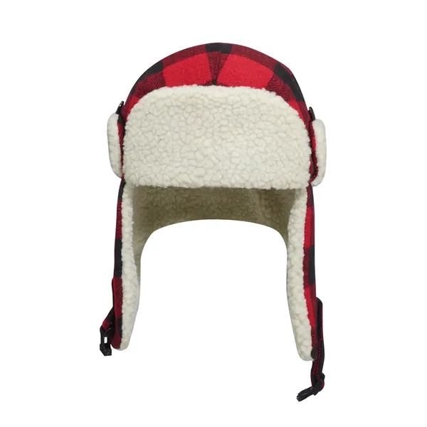 Winter Bomber Hat with Earflaps (Lumberjack) - Winter Bomber Hat with Earflaps (Lumberjack) - Image 6 of 14
