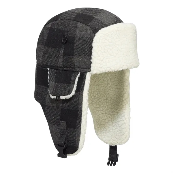 Winter Bomber Hat with Earflaps (Lumberjack) - Winter Bomber Hat with Earflaps (Lumberjack) - Image 11 of 14