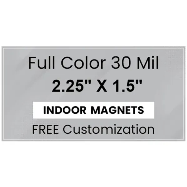 Magnet - 2.25" x 1.5"- Square Corners - Magnet - 2.25" x 1.5"- Square Corners - Image 1 of 2