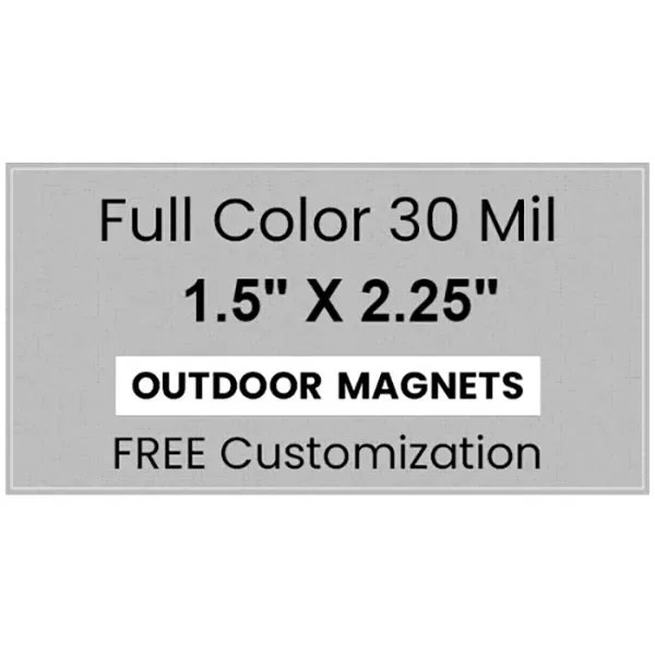 Magnet - 2.25" x 1.5"- Square Corners - Magnet - 2.25" x 1.5"- Square Corners - Image 2 of 2