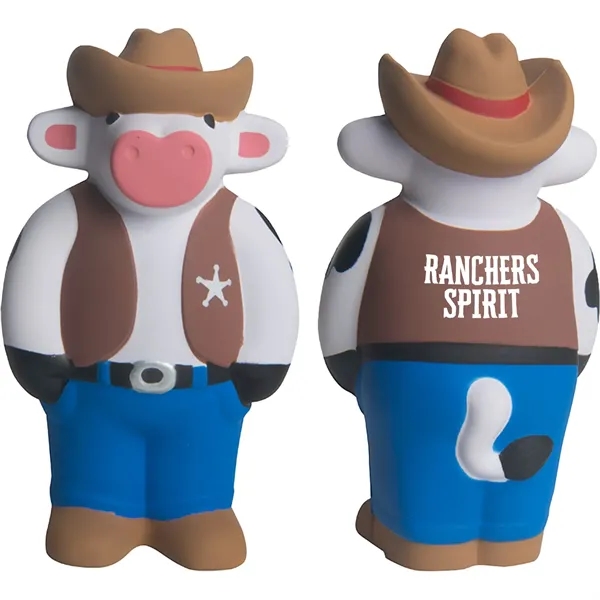 Cowboy Cow-Shaped Stress Reliever
