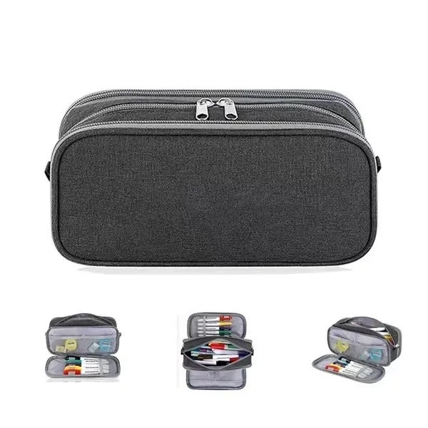 Large Capacity Pencil Case With 3 Frames - Large Capacity Pencil Case With 3 Frames - Image 0 of 4