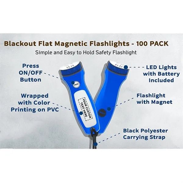 Magnet PVC flashlight - Magnet PVC flashlight - Image 2 of 4