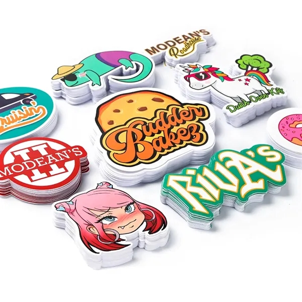 Customised Promotional Removable PVC Full Cut Stickers - Customised Promotional Removable PVC Full Cut Stickers - Image 0 of 2