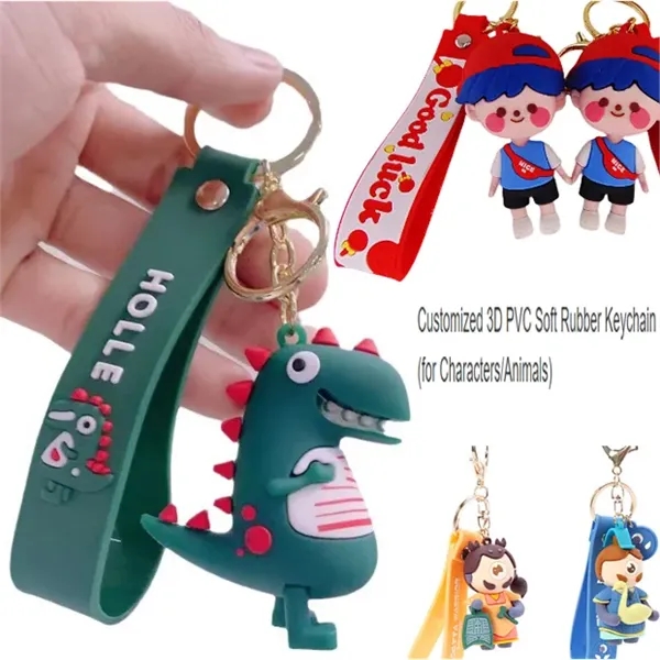 Customized 3D Keychain for Characters/Animals - Customized 3D Keychain for Characters/Animals - Image 0 of 5