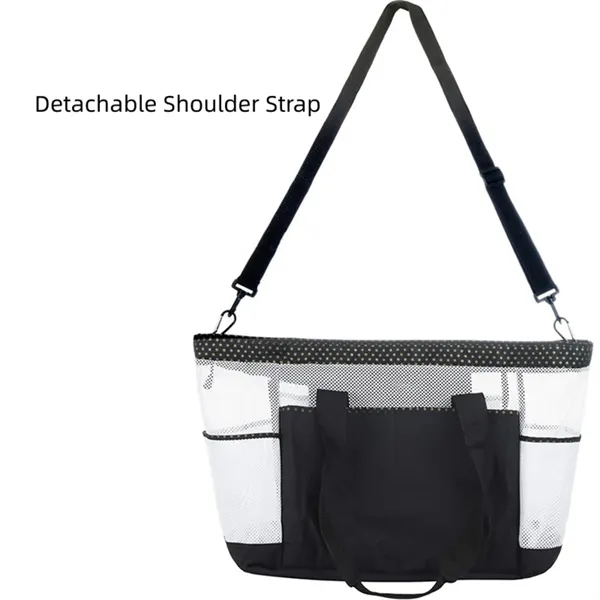 Extra Large Beach Tote Bag - Extra Large Beach Tote Bag - Image 4 of 5
