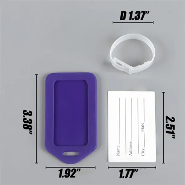 Extractable Label Reminder Name Card Boarding Luggage Tag - Extractable Label Reminder Name Card Boarding Luggage Tag - Image 2 of 2