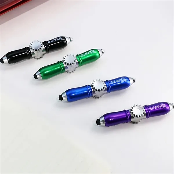 Pressure Reducing Pen Fingertip Gyroscope Rotary Lamp - Pressure Reducing Pen Fingertip Gyroscope Rotary Lamp - Image 1 of 1