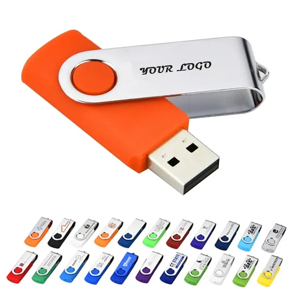 Custom Swivel USB Flash Drive - Custom Swivel USB Flash Drive - Image 0 of 3