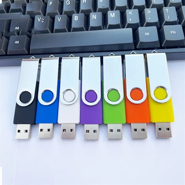 Custom Swivel USB Flash Drive - Custom Swivel USB Flash Drive - Image 2 of 3