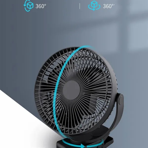 10000mAh Rechargeable Portable Fan - 10000mAh Rechargeable Portable Fan - Image 5 of 7
