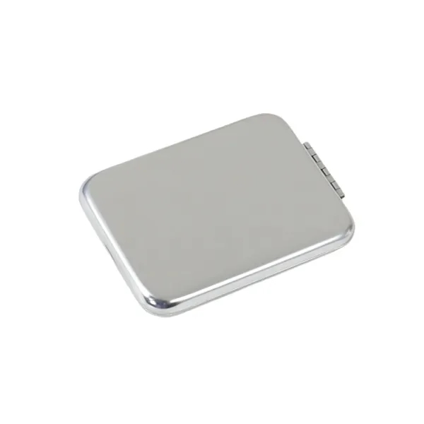 Rectangle Stainless Steel Foldable Compact Makeup Mirror - Rectangle Stainless Steel Foldable Compact Makeup Mirror - Image 1 of 3