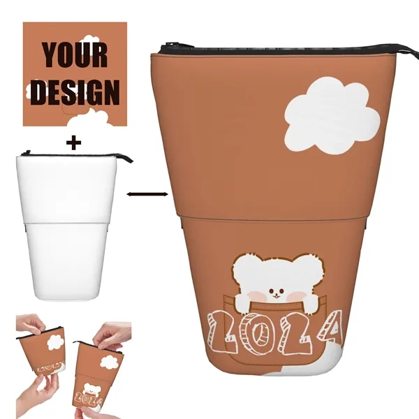 Foldable Pencil Holder Multifunction Pen Pouch Full color - Foldable Pencil Holder Multifunction Pen Pouch Full color - Image 0 of 3
