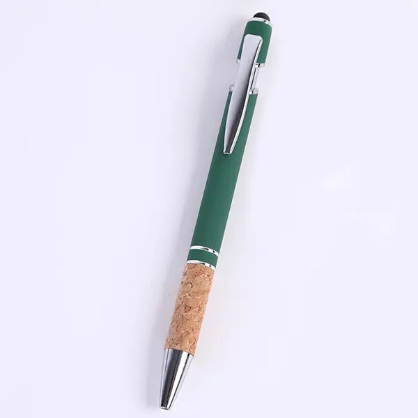 Metal Soft Touch Stylus Pen With Cork Grip - Metal Soft Touch Stylus Pen With Cork Grip - Image 6 of 10