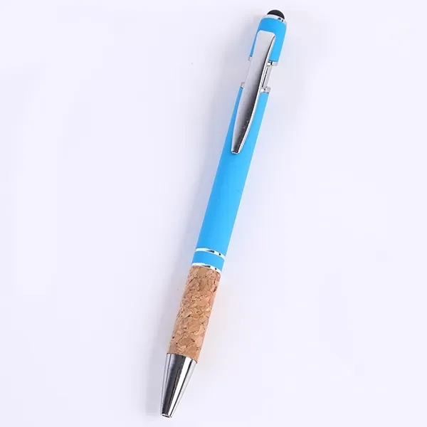 Metal Soft Touch Stylus Pen With Cork Grip - Metal Soft Touch Stylus Pen With Cork Grip - Image 10 of 10