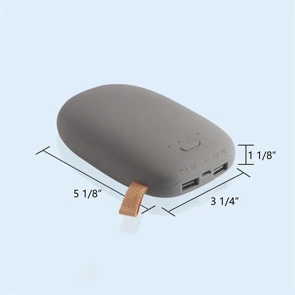 10400 Mini Cobblestone Wireless Power Bank - 10400 Mini Cobblestone Wireless Power Bank - Image 1 of 5
